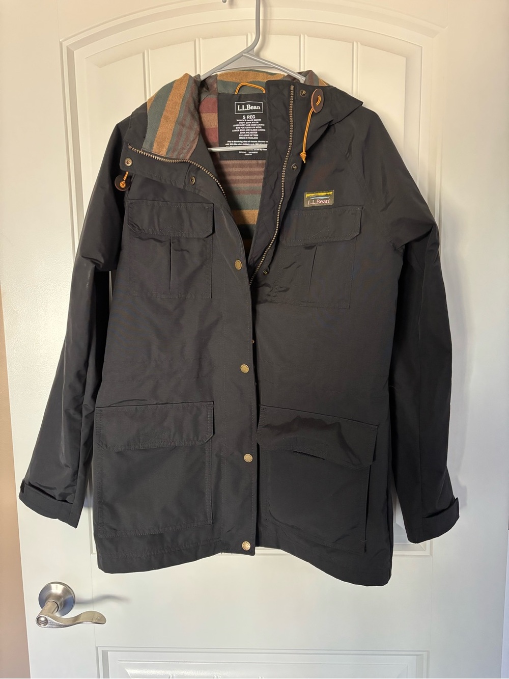 L.L. Bean Women's Small Regular Multicolor Nylon Jacket
